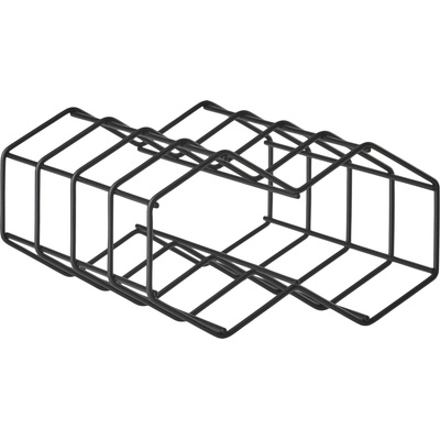 Zone Стойка за вино ROCKS 19, 5 см, модулен, черен, стомана, зона Дания (ZO29718)