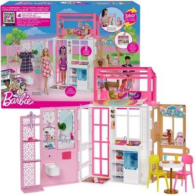 Mattel Barbie Kompaktný domček pre bábiky HCD47