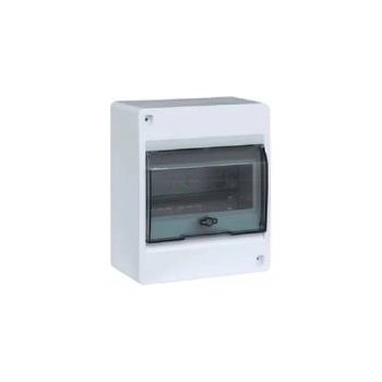 Hager IC2 Switchgear 1x6m n/t, IP40, transparent door VD106TP