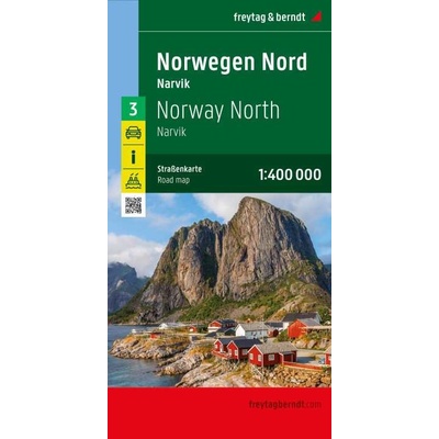 Freytag & Berndt mapa Norsko 3 sever 1:400 t.