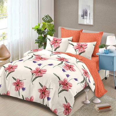 EmonaMall Двулицево спално бельо EmonaMall, 6 части - Модел S18772 (S18772-10000d-C-855)