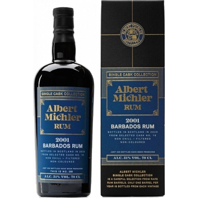 Michlers Single Cask Collection Barbados 2001 51% 0,7 l (kartón)