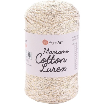 YARNART Macrame Cotton Lurex 2 mm 205 m 724 юта (Macrame Cotton Lurex 724)
