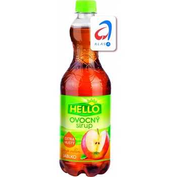 Hello sirup jablko 37% 0,7 l