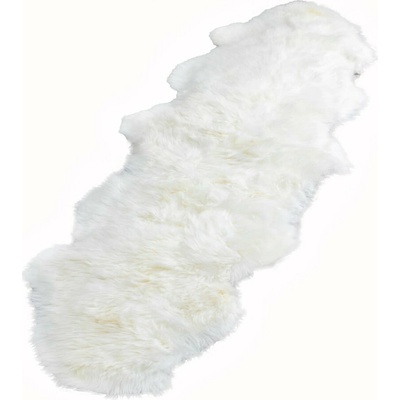 Biela ovčia kožušina Native Natural Double, 60 x 240 cm