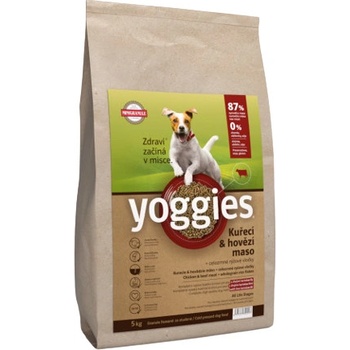 Yoggies minigranule lisované za studena s probiotiky Kuřecí & hovězí maso 2 Kg