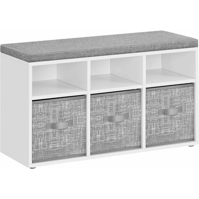 Songmics Vasagle Lopy 87 cm bílý/šedý