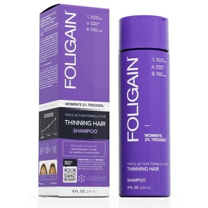 FOLIGAIN Triple Action Shampoo For Thinning Hair For Women With 2% Trioxidil 236 ml