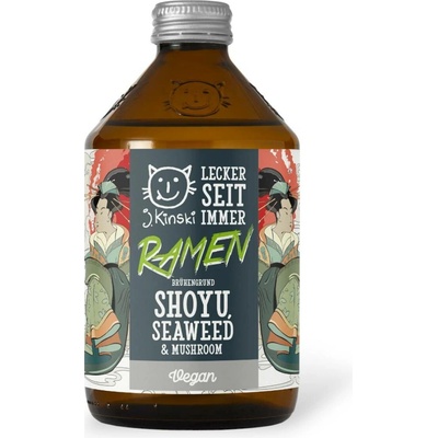 J. Kinski BIO vývar ze shoyu řas wakame a hub shiitake na ramen 525 ml
