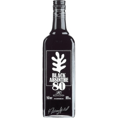 Absinthe Tunel Black 80% 0,7 l (čistá fľaša)