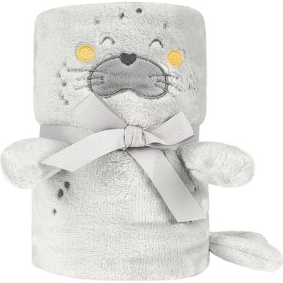 KikkaBoo Бебешко одеяло с 3D бродерия Seally Me (kikka-31103020169)