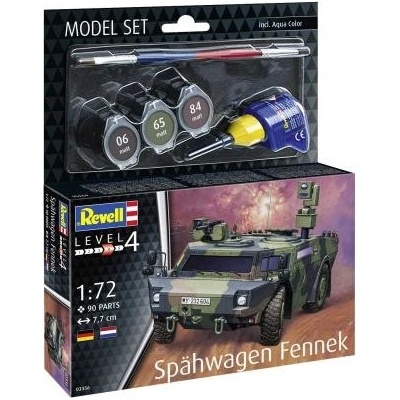 REVELL ModelSet military 63356 Spähwagen Fennek 1:72