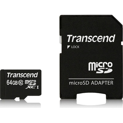 Transcend MicroSDXC Premium 64GB TS64GUSDXC10