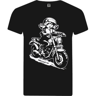 dětské dívčí triko MotoZem Motorkářka