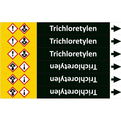 Nadrzenapalivo.cz Značení potrubí ISO 20560, trichloretylén PZAL 008263