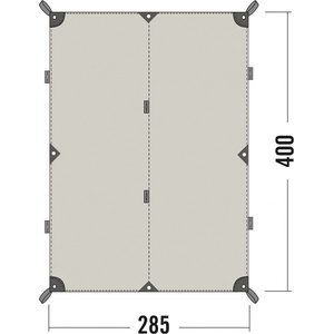 TATONKA Навес Tatonka Tarp 4 TC Tarp - Sand Beige - размер One Size (563-0195-0111) Палатка