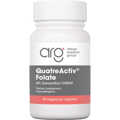 Allergy Research Group QuatreActiv Folate 5-MTHF - 90 вег. капсули