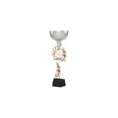Poháry Bauer Akrylátová trofej ACUPCSM128 Květinová edice