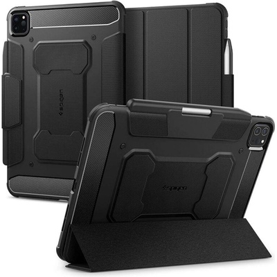 Spigen Противоударен Калъф за iPad Pro 11 2025-2024, Spigen Rugged Armor Pro Case, Черен (ACS07017)