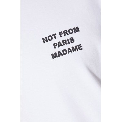 Памучна тениска Drôle de Monsieur Le T-Shirt Slogan (PERM.TS203.CO002.OPW)