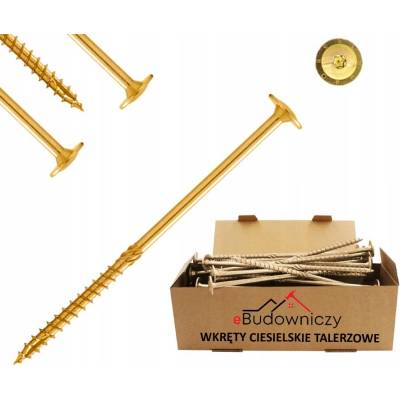 Skrutky do dreva eBudowniczy 8 x 360 mm 50 ks