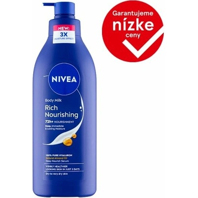 Nivea Rich Nourishing Body Lotion Výživné telové mlieko 400 ml