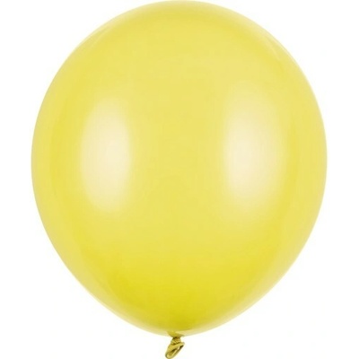 PartyDeco BALÓNKY latexové pastelové medově žluté 12 cm