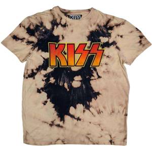 Kiss Classic Logo (Wash Collection) Dip Dye Tan And Black L Риза (KISSTS32MDD03)