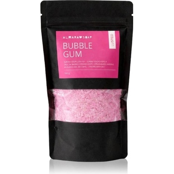 Almara Soap Bath Salt Bubble Gum оцветяваща сол за вана 180 гр