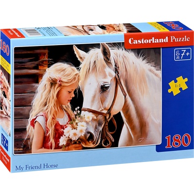 Castorland Пъзел Castorland от 180 части - Конят, мой приятел