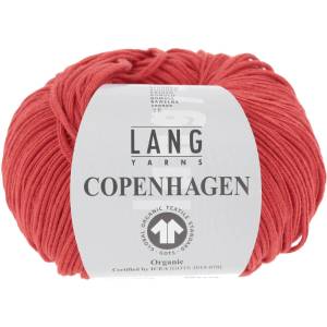 LANGYARNS Copenhagen (Gots) 0060 Red Плетива прежда (1035-0060)