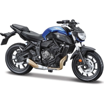 Maisto Yamaha MT07 2017 Modrá 1:18