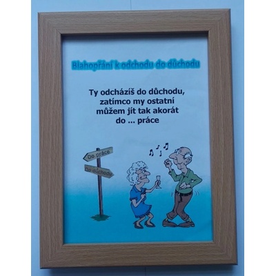 Rámeček Odchod do důchodu