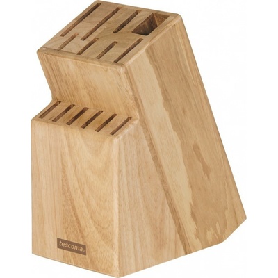 Tescoma Blok WOODY pro 13 nožů, nůžky na drůbež / ocílku