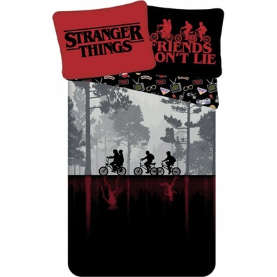 Jerry Fabrics Povlečení Stranger Things Upside Down 140x200 70x90 – Zboží Dáma