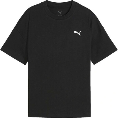 Puma WARDROBE ESS RELAXED TEE G Dívčí triko černá