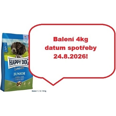 Happy Dog Sensible Junior lamb & rice 2 x 10 kg