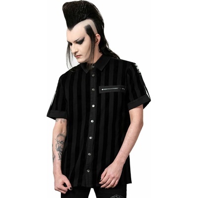 KILLSTAR мъжка риза KILLSTAR - Wastelands Button-Up - Черен - KSRA005321