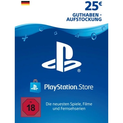 PlayStation predplatená karta 25 € DE