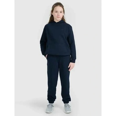 4F kalhoty pro dívky joggery 4FJWMM00TTROF1509 námořnická