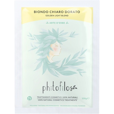 Phitofilos Zmes na farbenie vlasov zlatá blond 100 g
