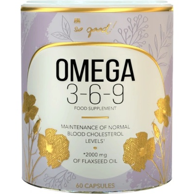 FA Nutrition Omega 3-6-9 Flax Oil 1000 mg | So Good! Series [60 Гел капсули]