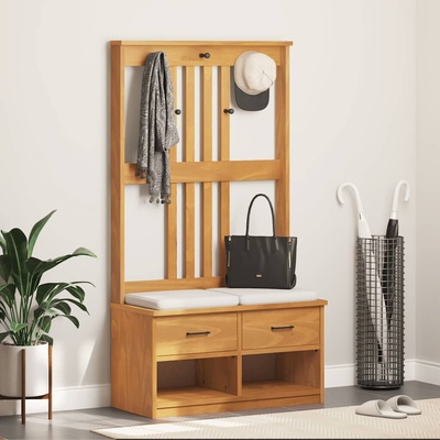 Předsíňový strom SANDENS 87x40x159,5cm Borovicový masiv Hnědá 4010491
