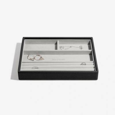 Stackers box na šperky Black Classic Ring & Bracelet Layer černá 75462