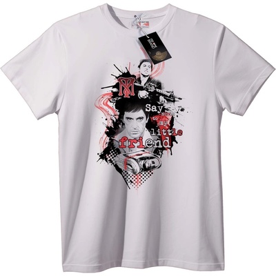 NOONEBRAND Тениска Моят Малък Приятел Пушка - 6XL, White