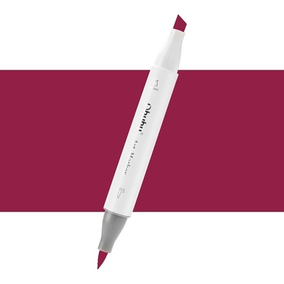 Lihová fixa OHUHU oboustranná Brush & Chisel, Cardinal (R290)