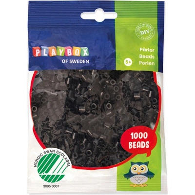 Playbox Zažehlovací korálky, 1000ks - černé – Zboží Mobilmania