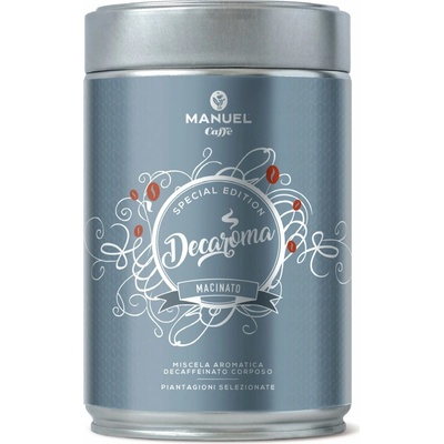Manuel Caffe DECAROMA mletá káva 250 g