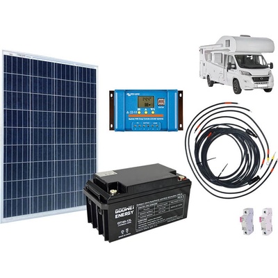Victron Energy Solární sestava 115Wp baterie Goowei Energy 65Ah – Zboží Dáma