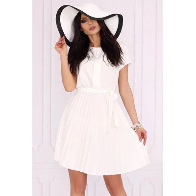 Merribel Ежедневна рокля в бял цвят MedesiaLA-Medesia White 85515 - Бял, размер L